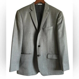 RALPH Ralph Lauren men’s sports coat. Silk & wool blend.  Gray, size 44R